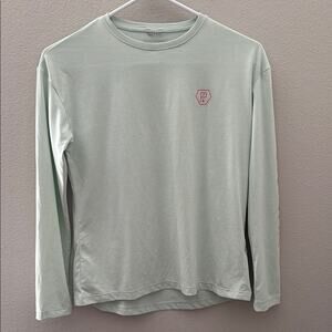 Patagonia Youth Mint Green Long Sleeve Shirt Size XL
